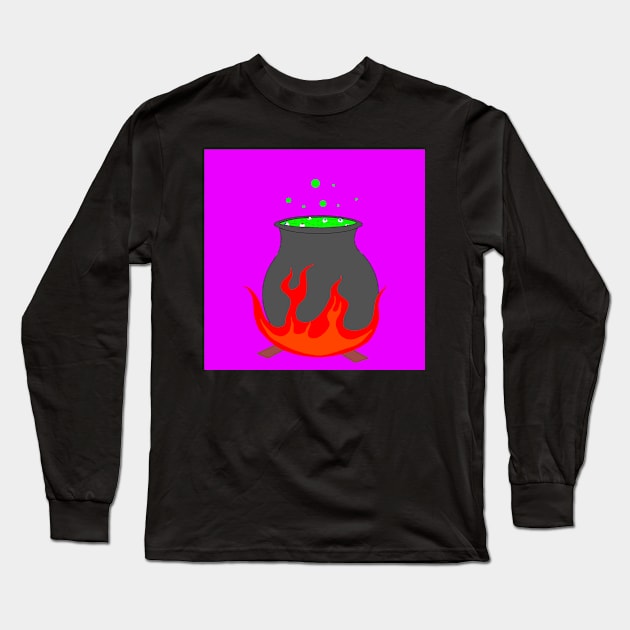 Witches Brew Long Sleeve T-Shirt by Teddyxx